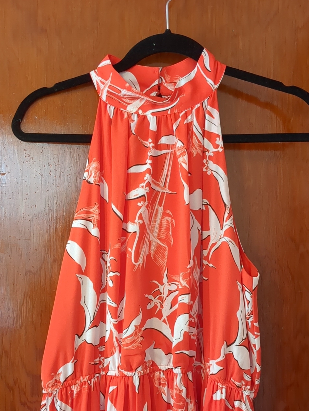 Worthington Coral Halter Floral Print Camisole